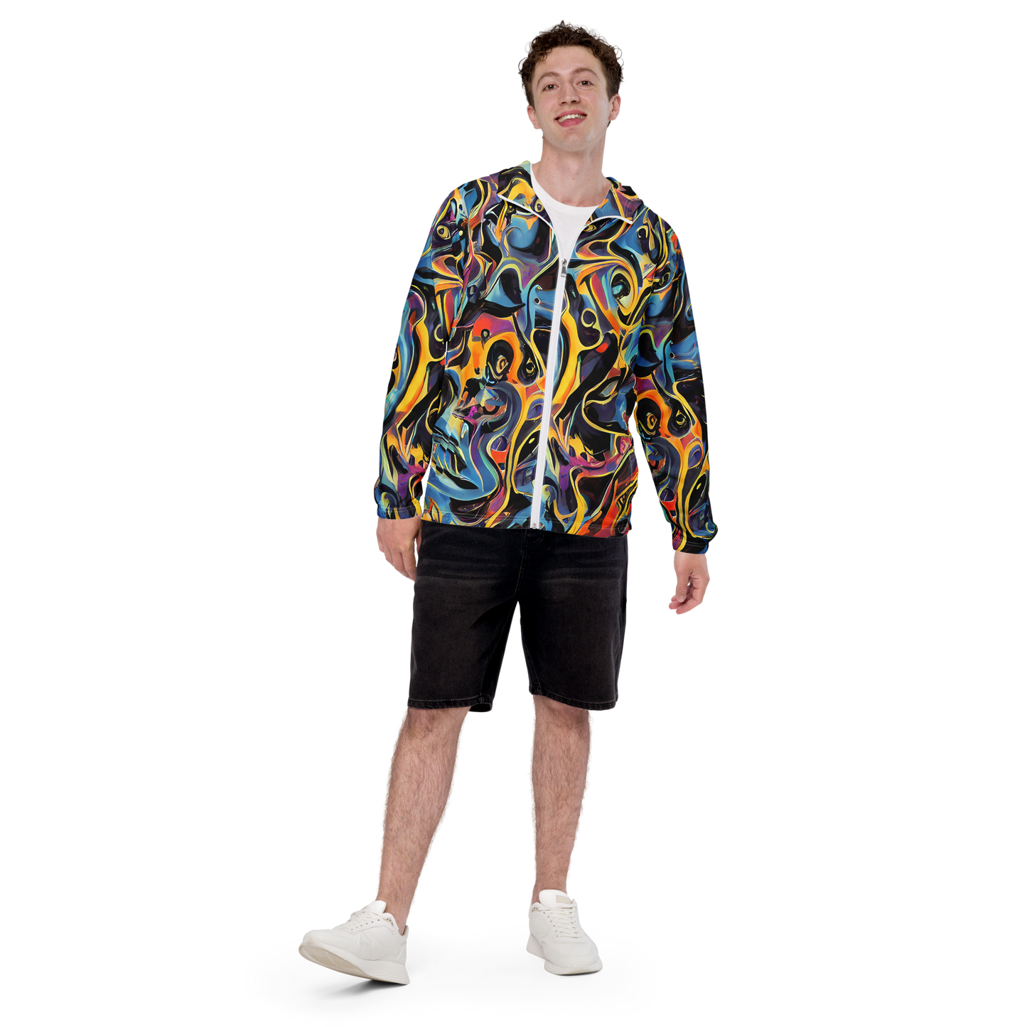 Men's Windbreaker - Newtonian Rhapsody