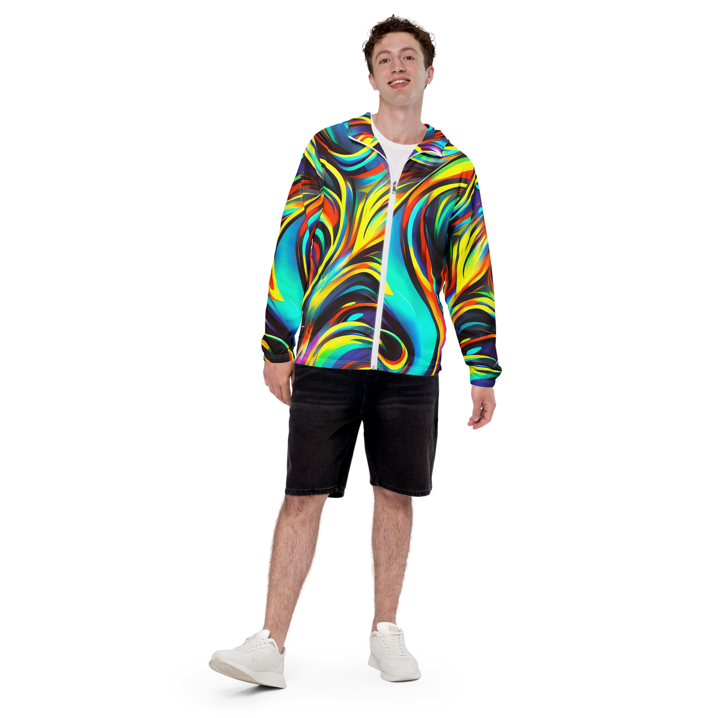 Men's Windbreaker - Cyber Surge