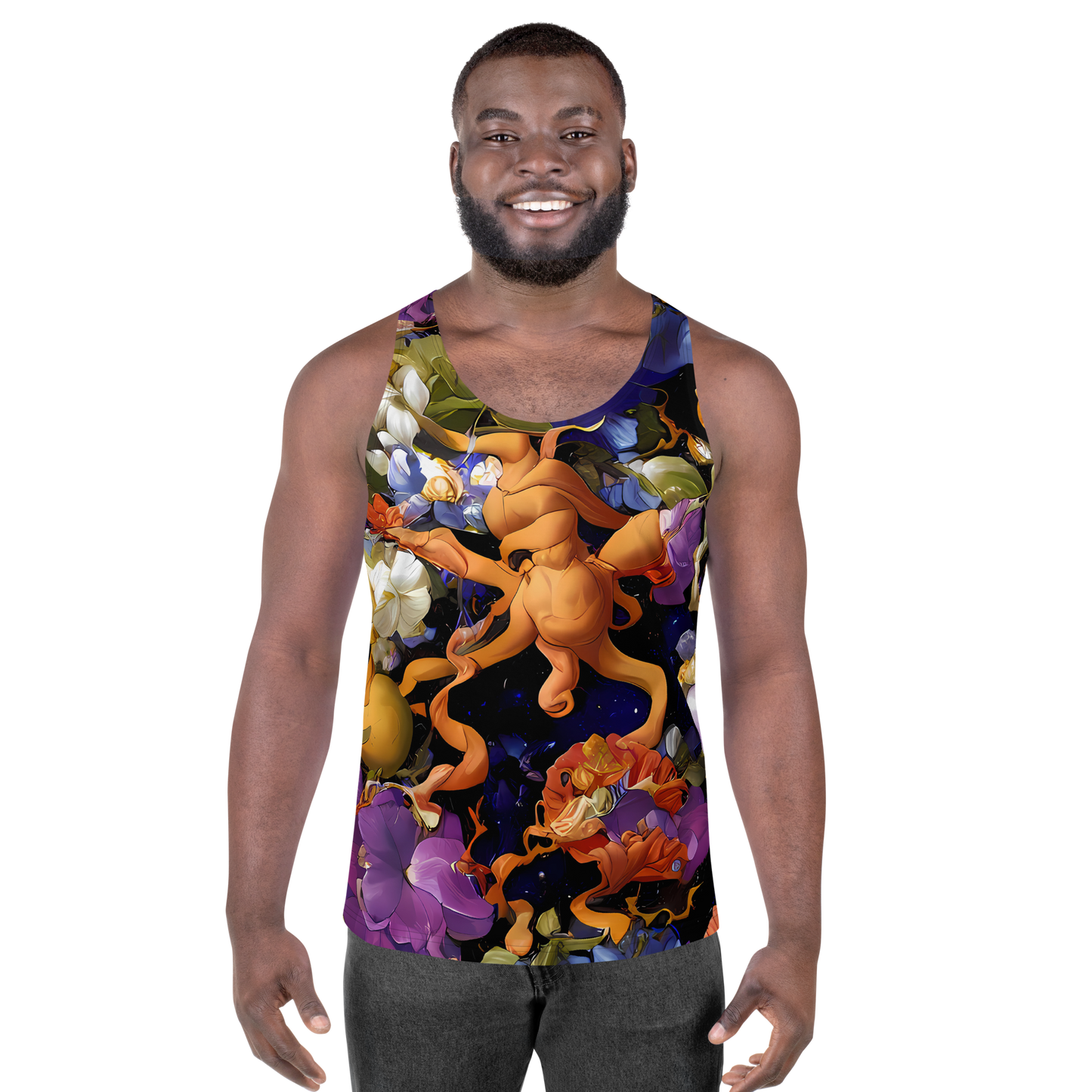 Men's Tank Top - Blooming Cosmos