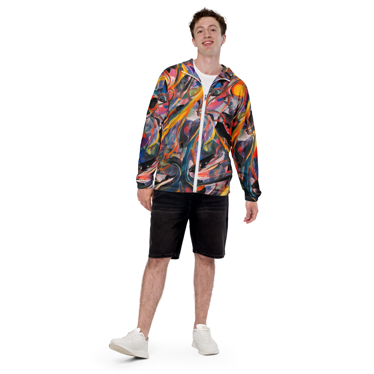 Men's Windbreaker - Brazen Rhapsody