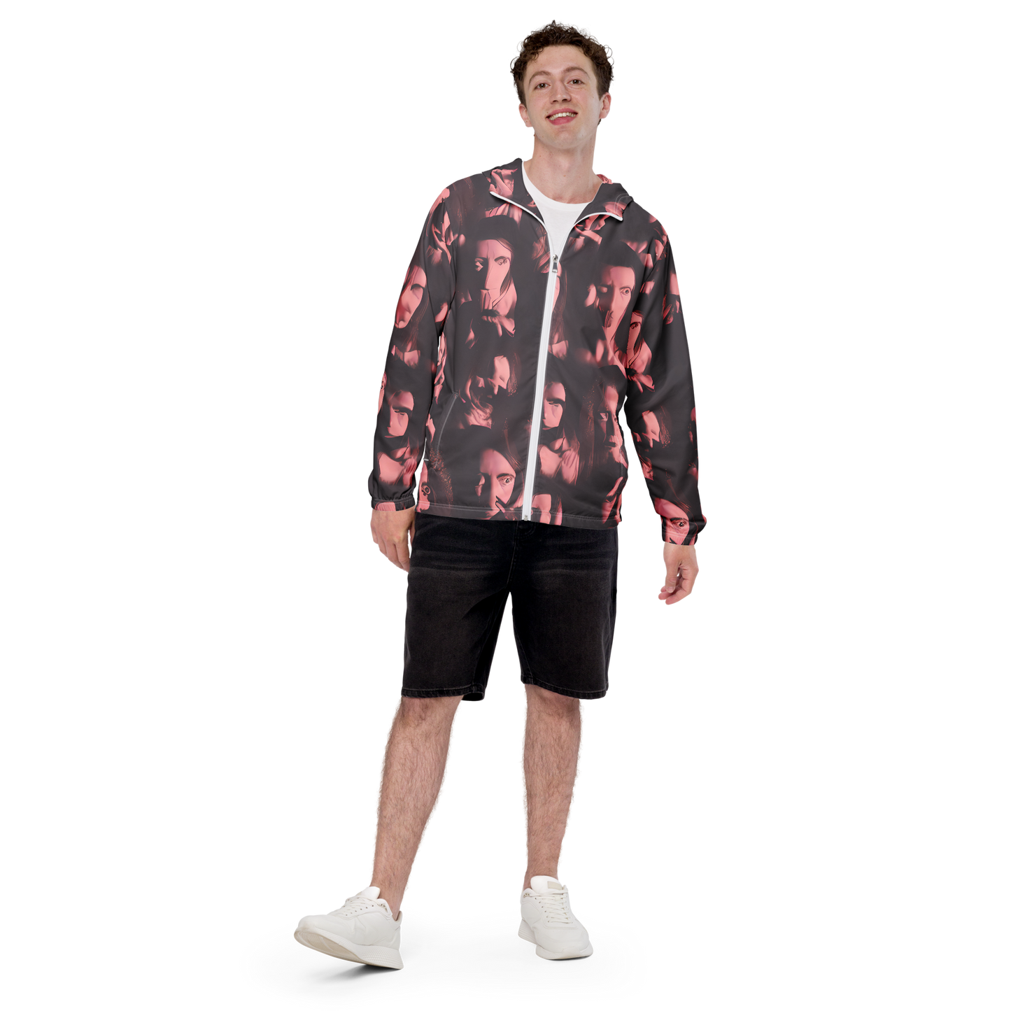 Men's Windbreaker - Portrait Whispers