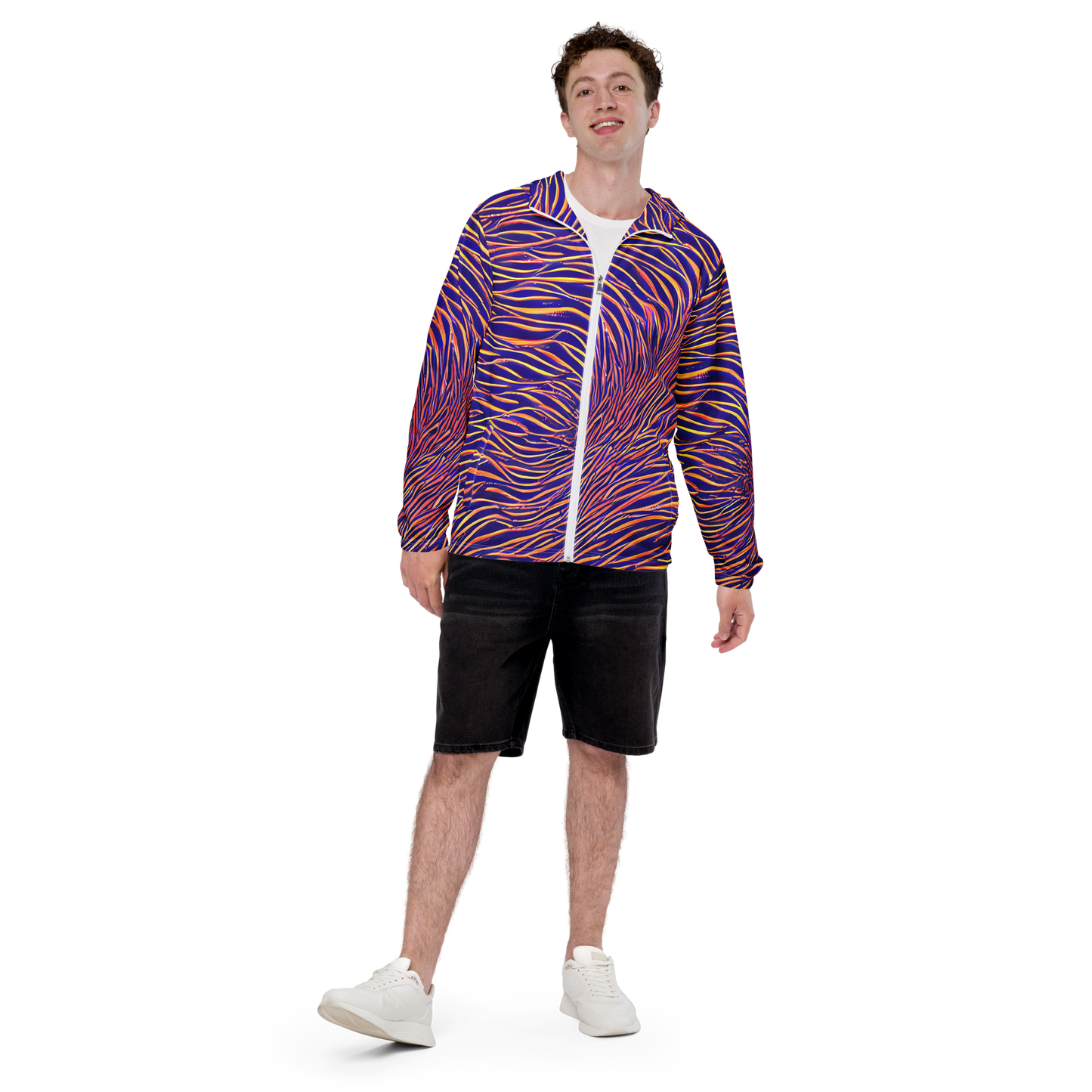 Men's Windbreaker - Vortex Strands