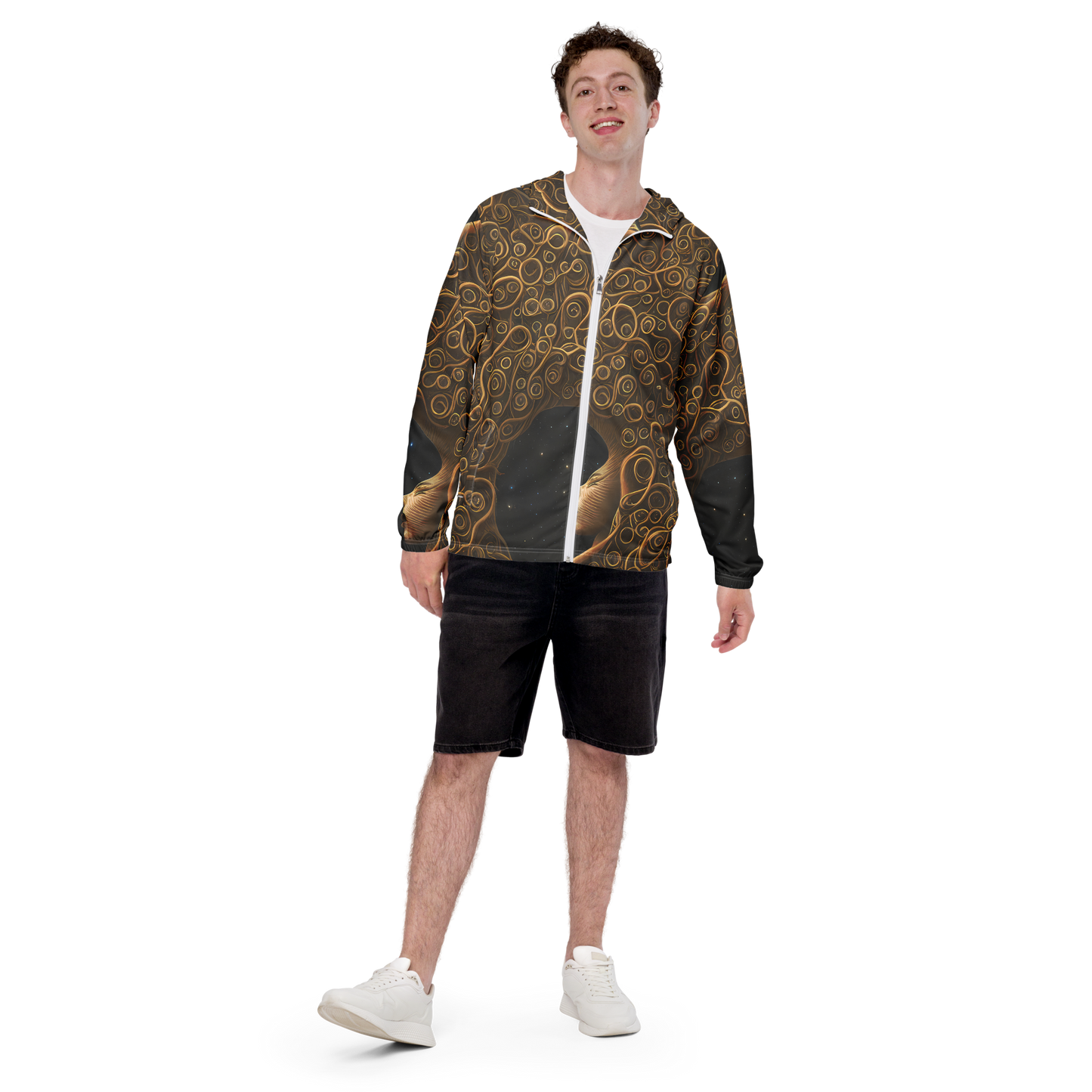 Men's Windbreaker - Ethereal Coils