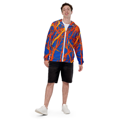 Men's Windbreaker - Vivid Plexus