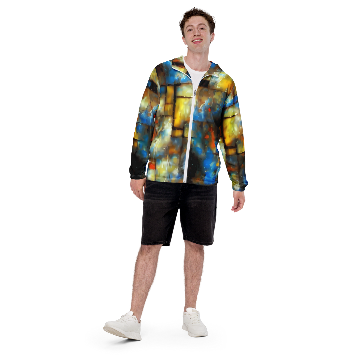 Men's Windbreaker - Kohn Cubism