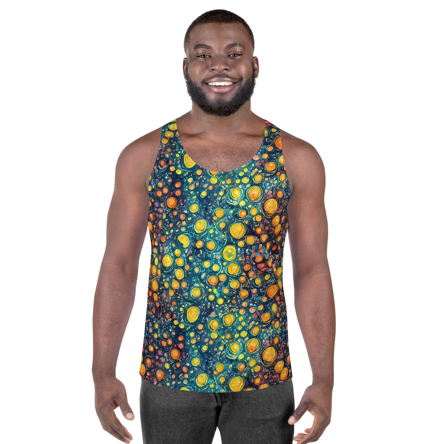 Men's Tank Top - Starry Orbits