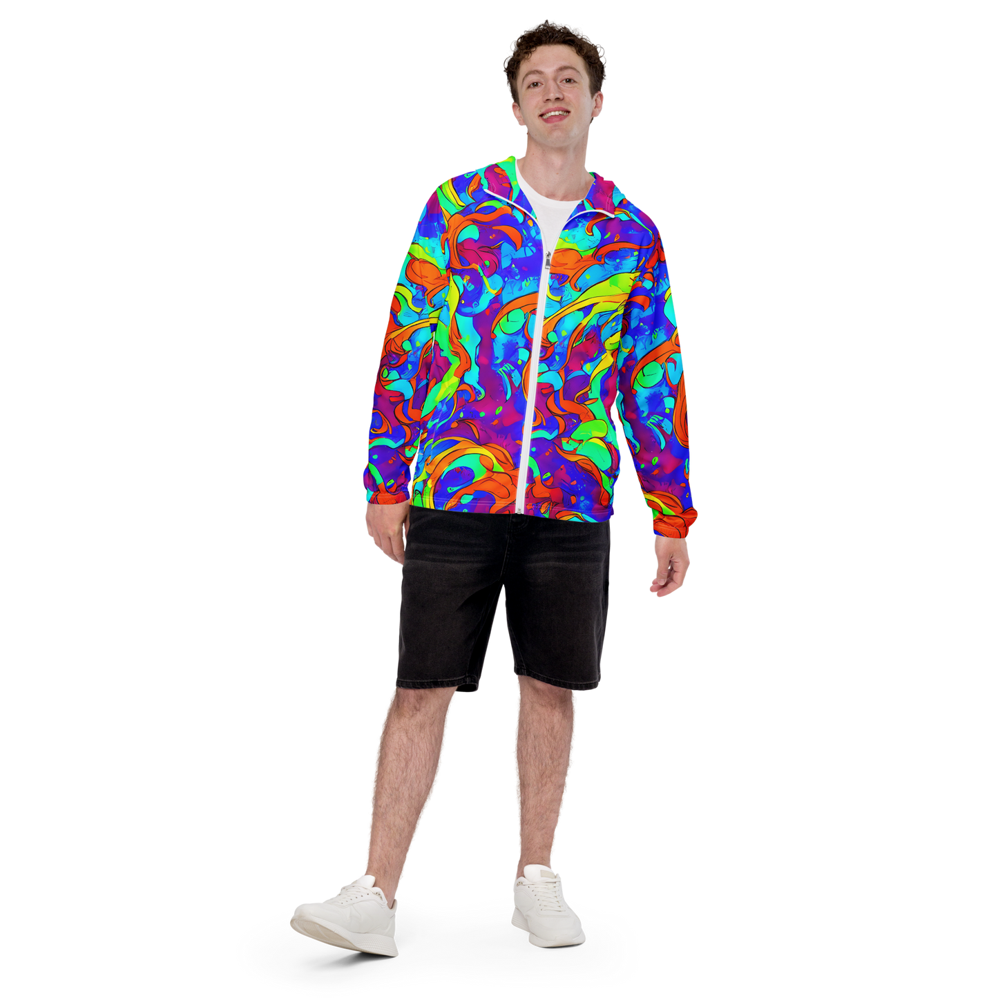 Men's Windbreaker - Roset Rapture