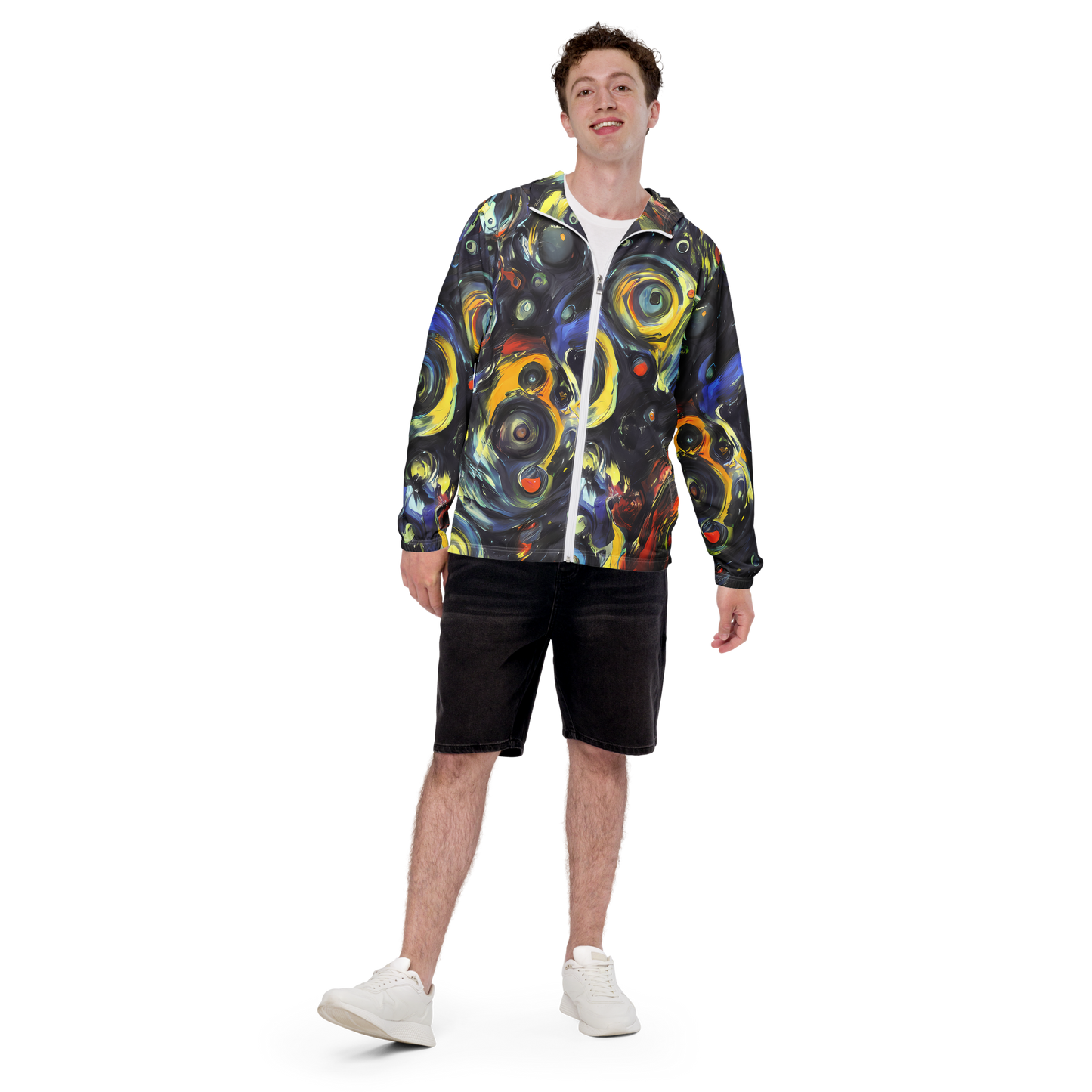 Men's Windbreaker - Corinthian Swirl