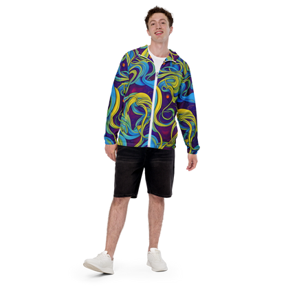 Men's Windbreaker - Stellar Swirls