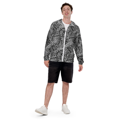 Men's Windbreaker - Stellar Tsunami