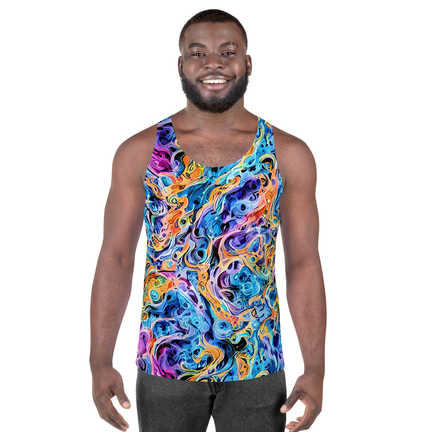 Men's Tank Top - Rococo Vortex