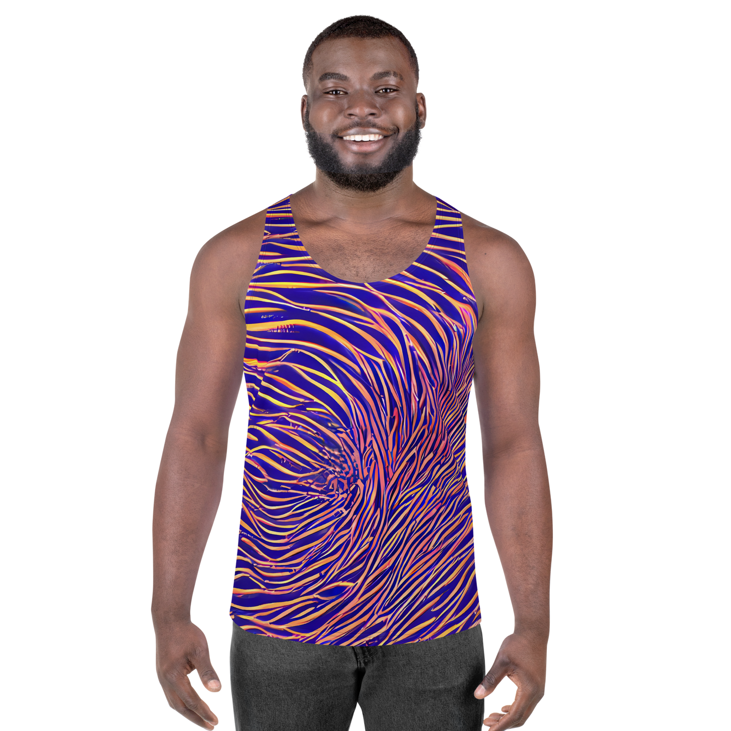 Men's Tank Top - Vortex Strands