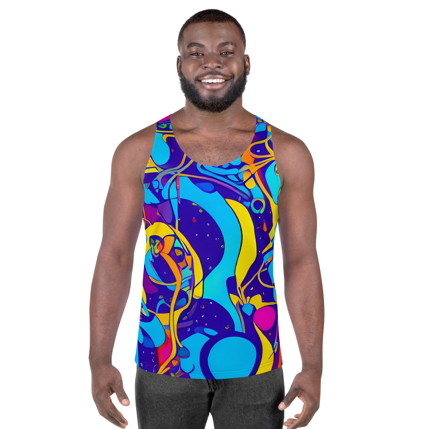 Men's Tank Top - Spectral Tangle