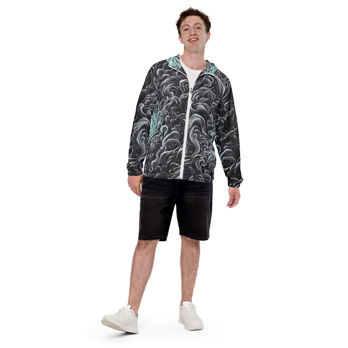 Men's Windbreaker - Savrasov Swirls