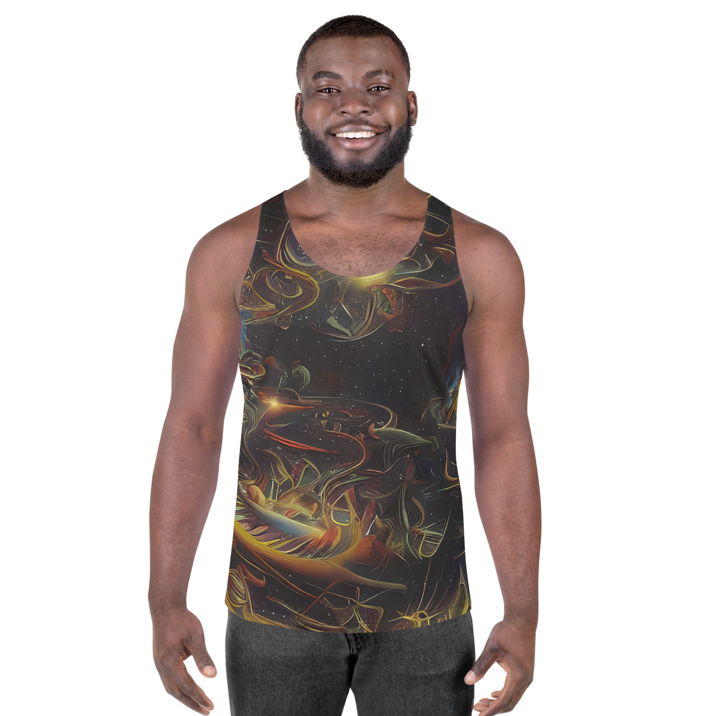 Men's Tank Top - Galactic Swirl