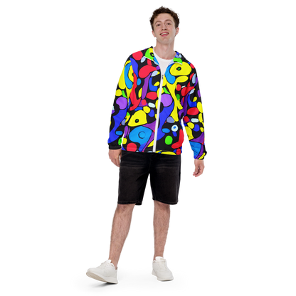 Men's Windbreaker - Miró's Mosaic