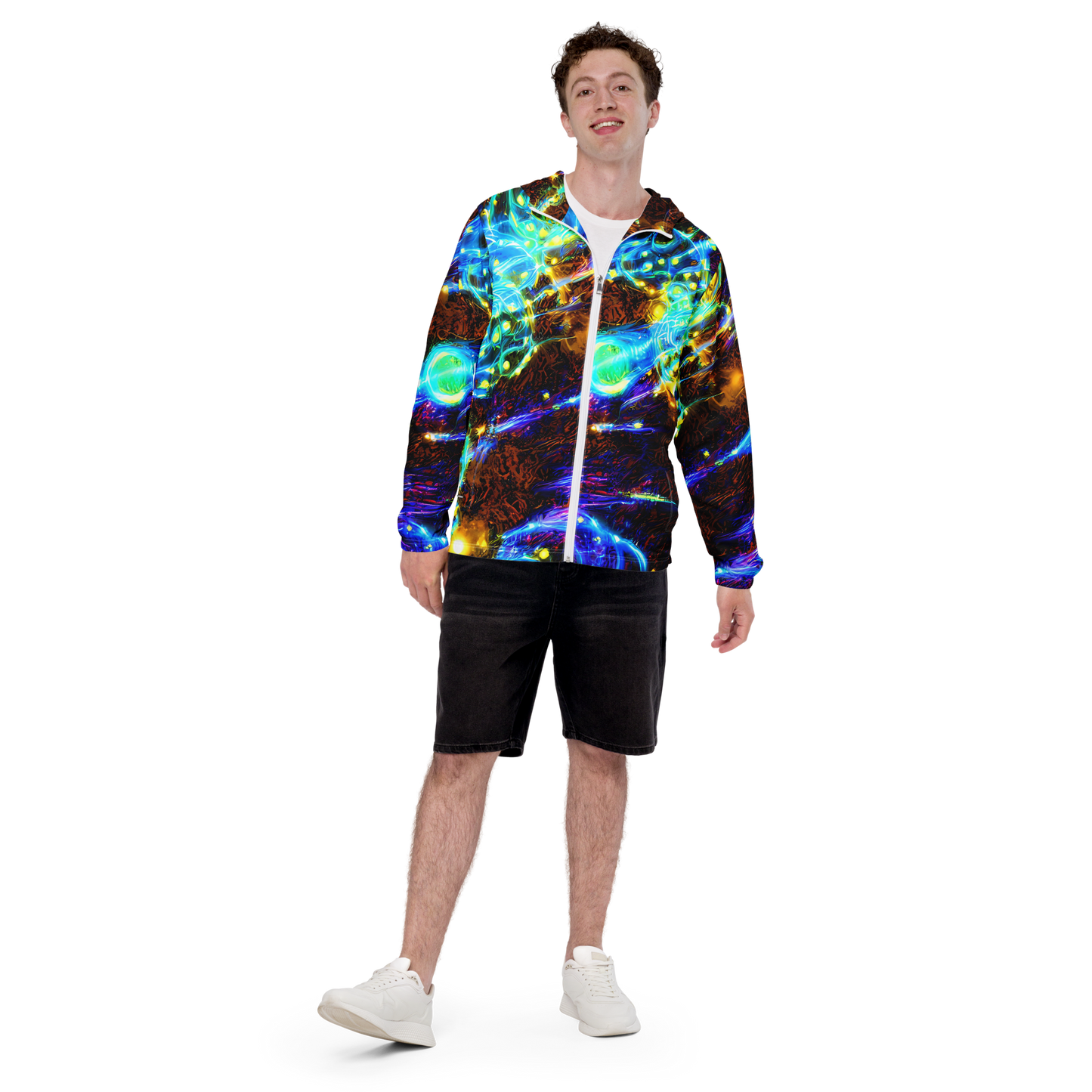 Men's Windbreaker - Neon Füssli