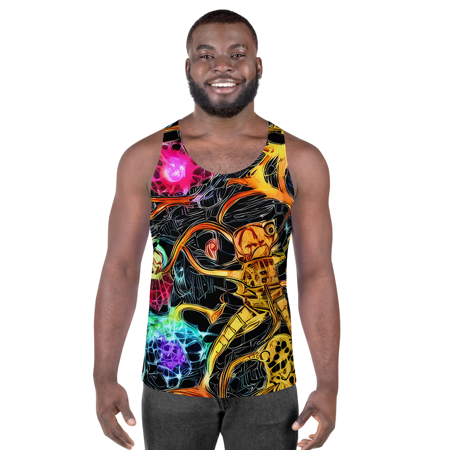 Men's Tank Top - Psychedelic Pulsar