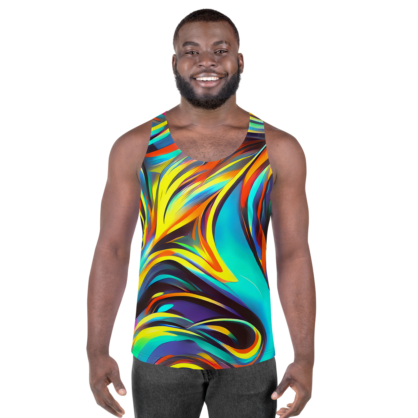 Men's Tank Top - Cyber Surge