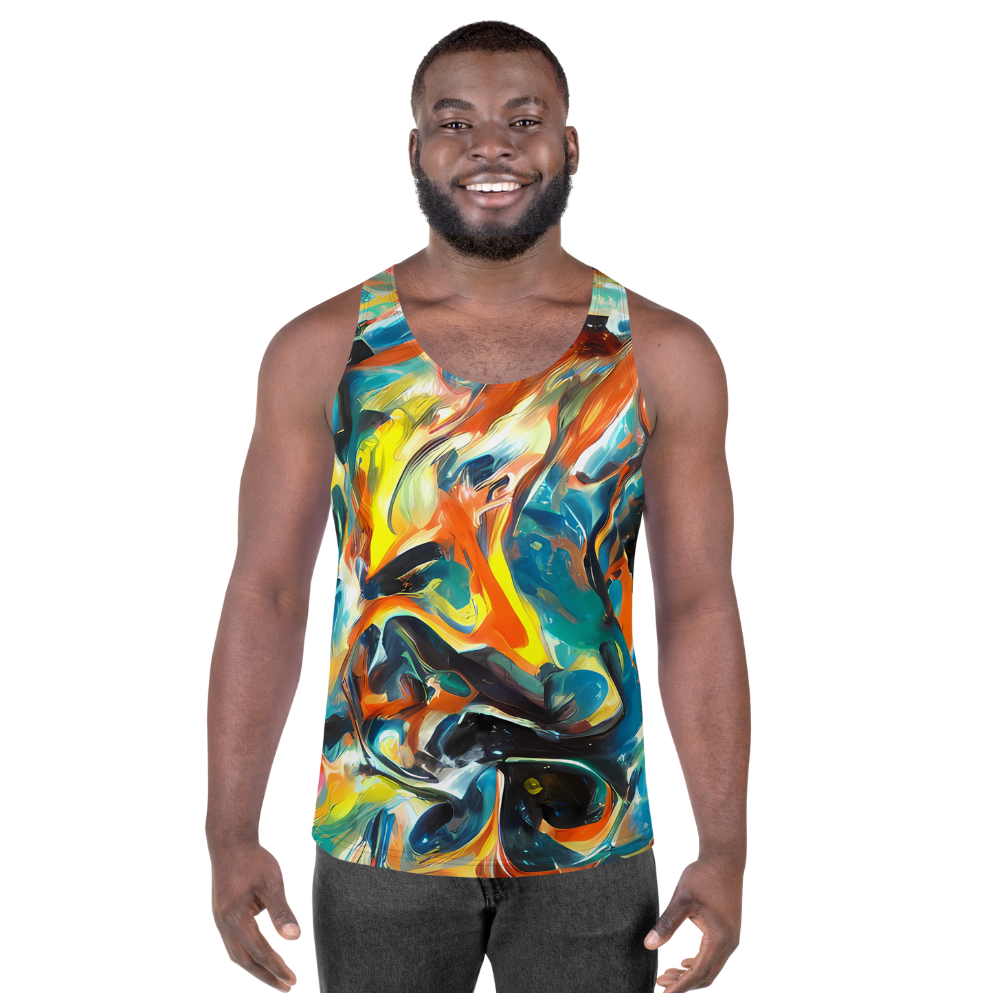 Men's Tank Top - Chromatic Vortex