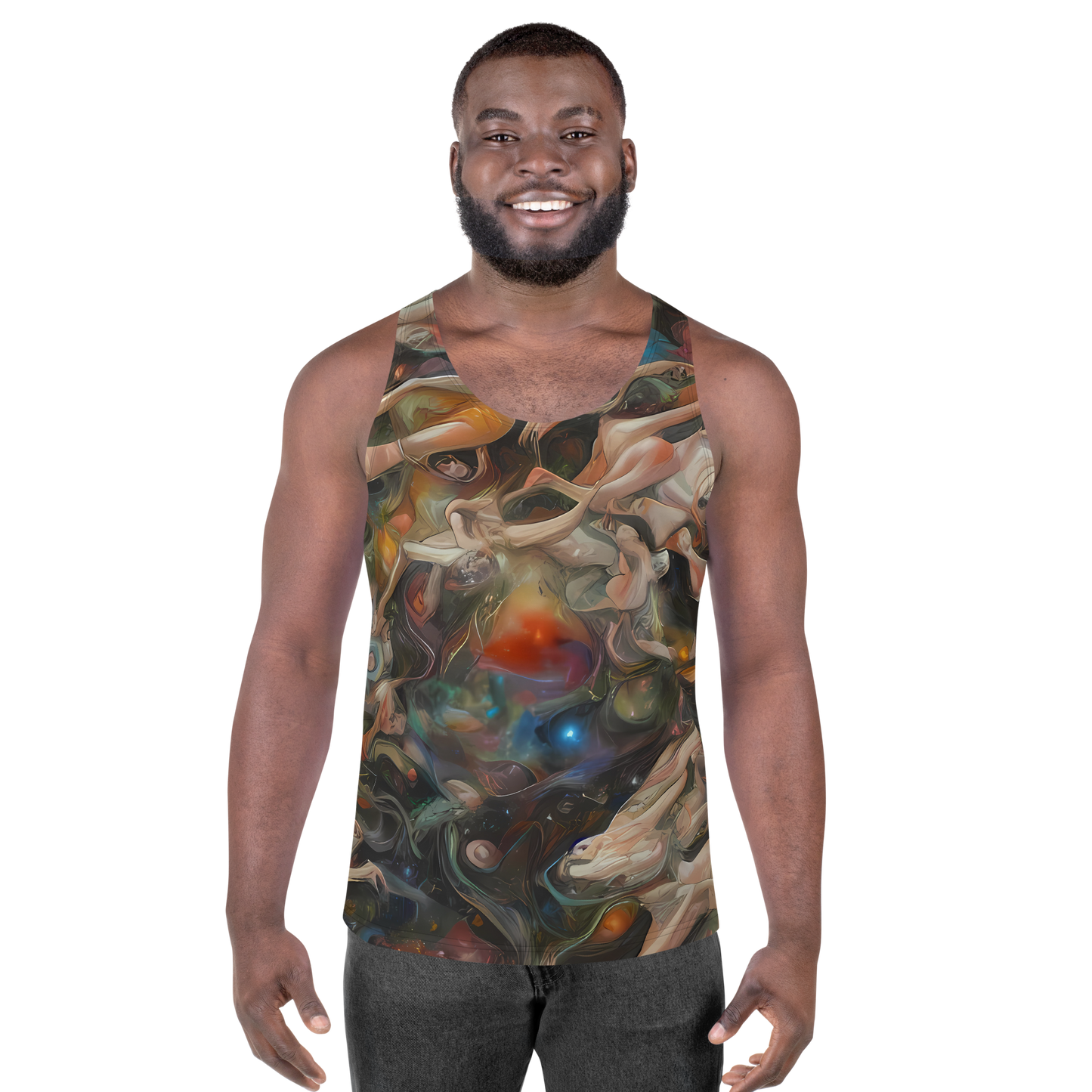 Men's Tank Top - Copper Swirl