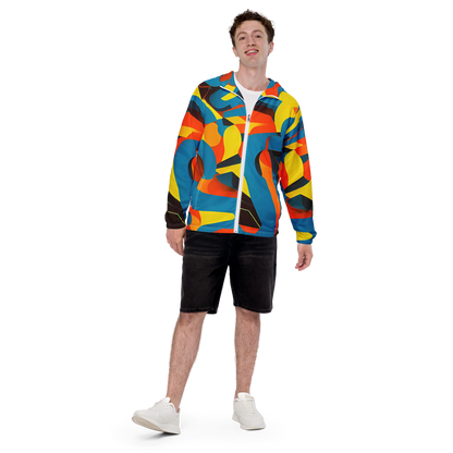 Men's Windbreaker - Fragmented Rhapsody