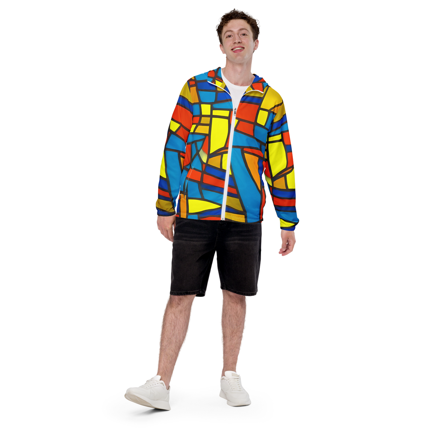 Men's Windbreaker - Mondrian Mesh