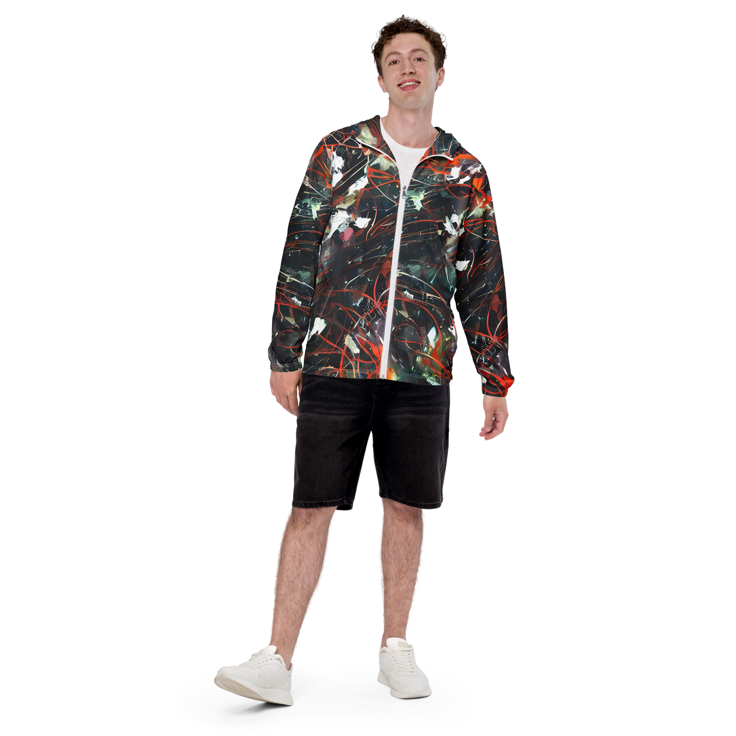 Men's Windbreaker - Chaos Canvas