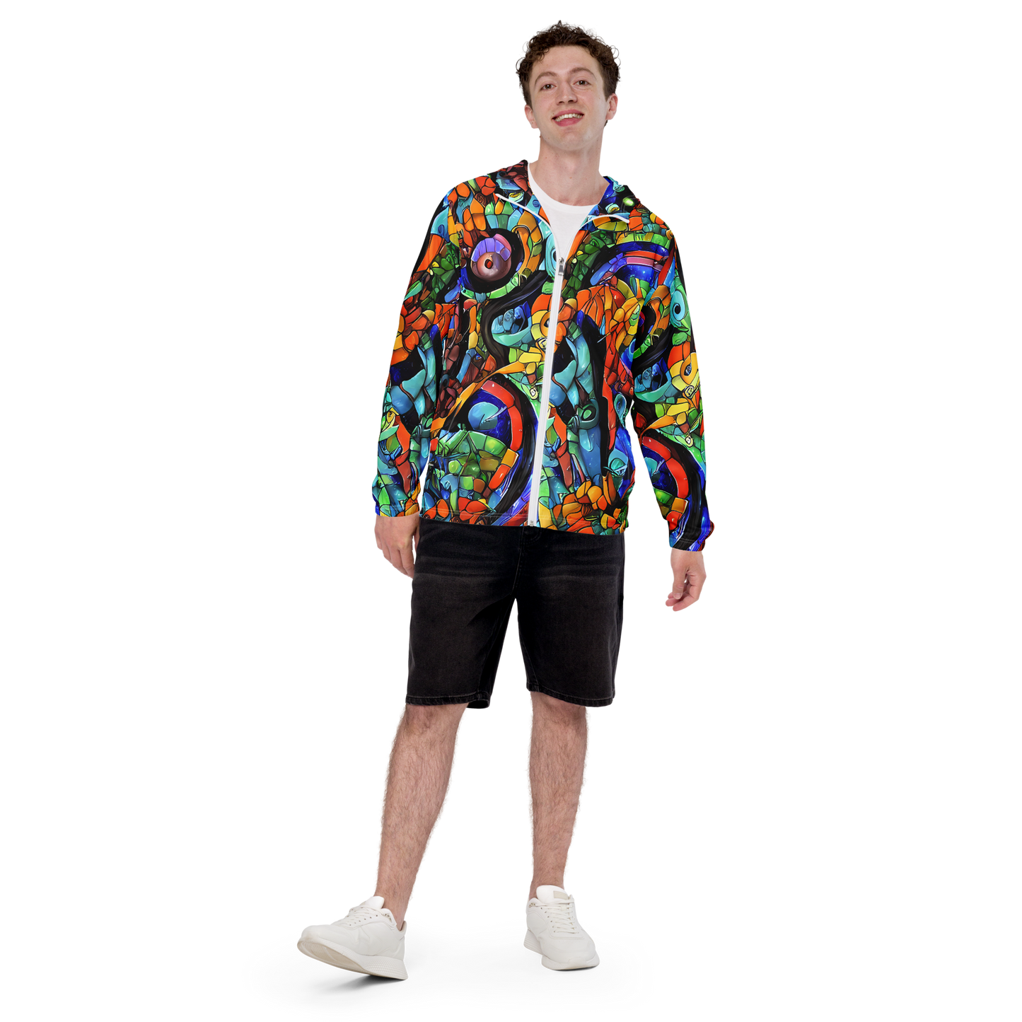 Men's Windbreaker - Cascade Muralista