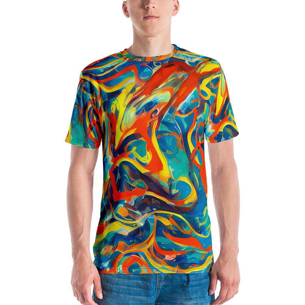 Men's Crew Neck T-Shirt - Chromatic Fusion