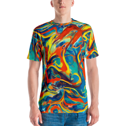 Men's Crew Neck T-Shirt - Chromatic Fusion