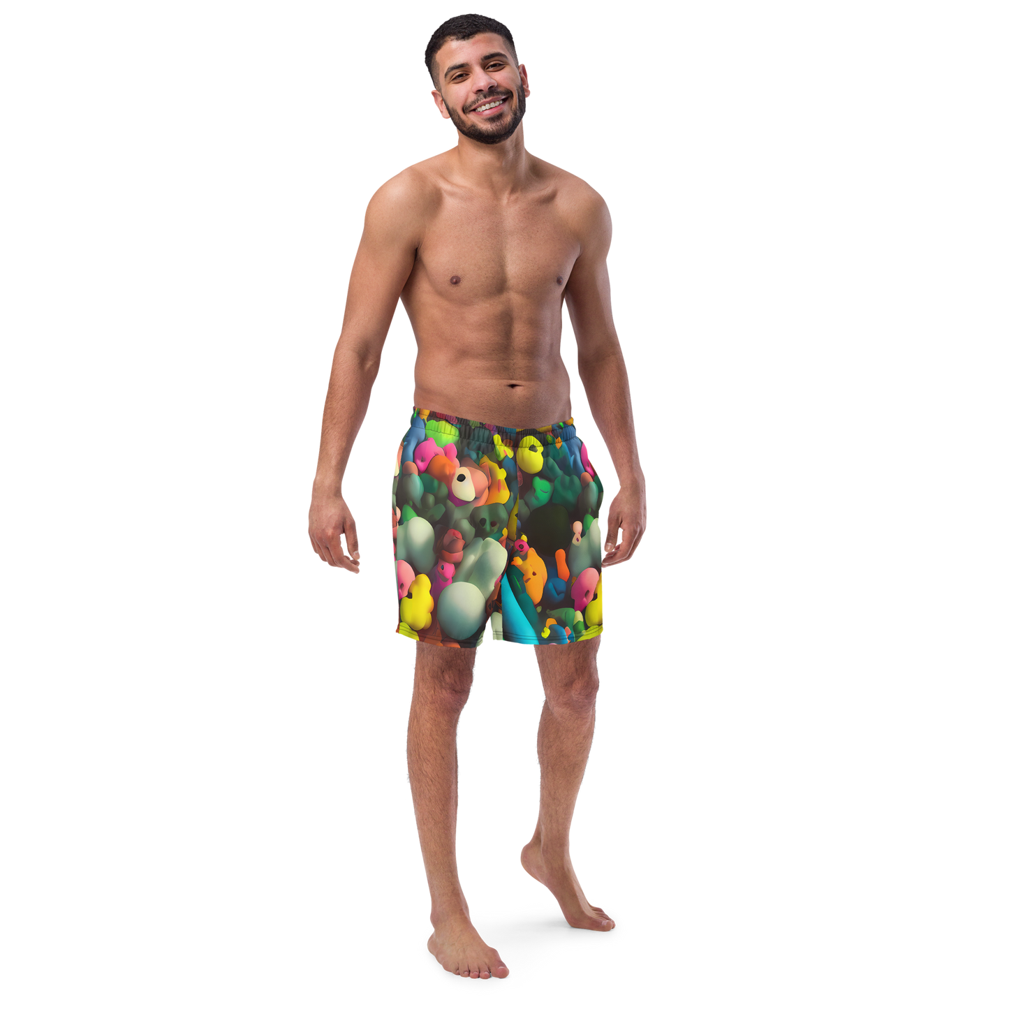 Swim Trunks - Bubble Pop Art