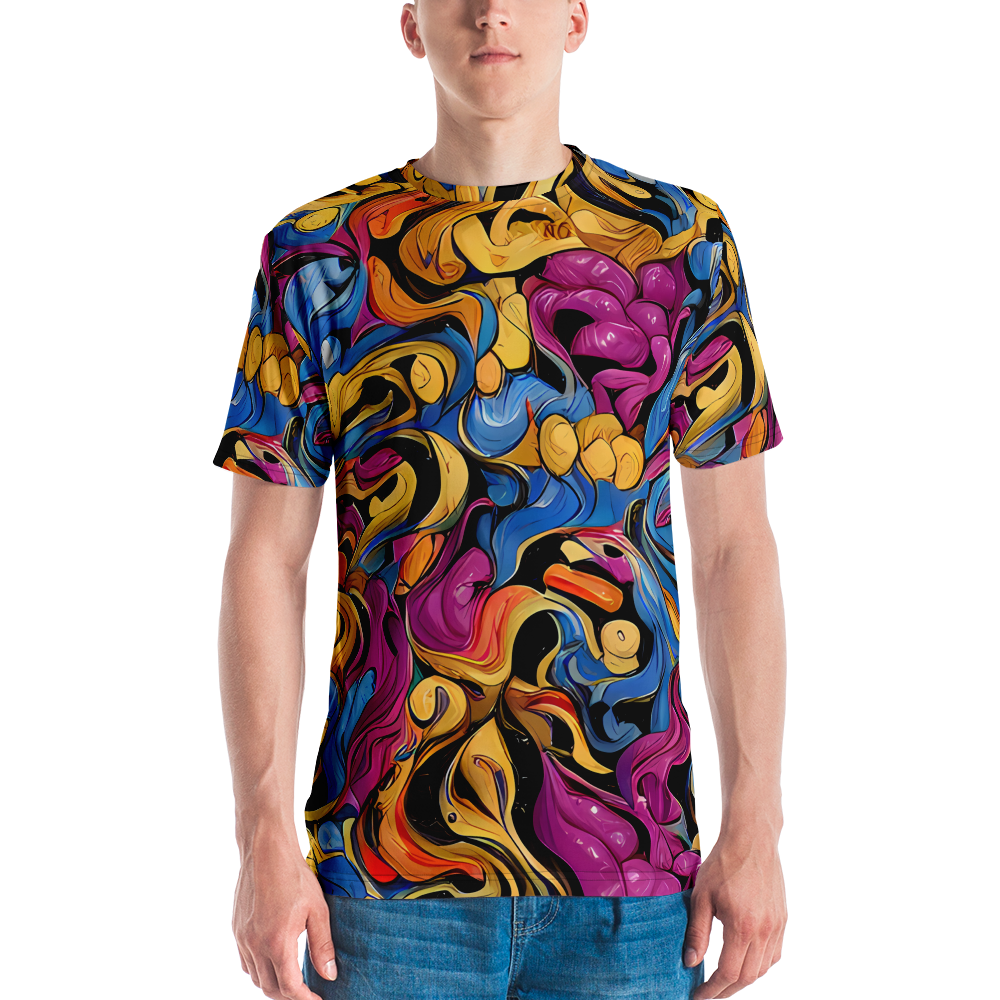 Men's Crew Neck T-Shirt - Bosschaert Whorls