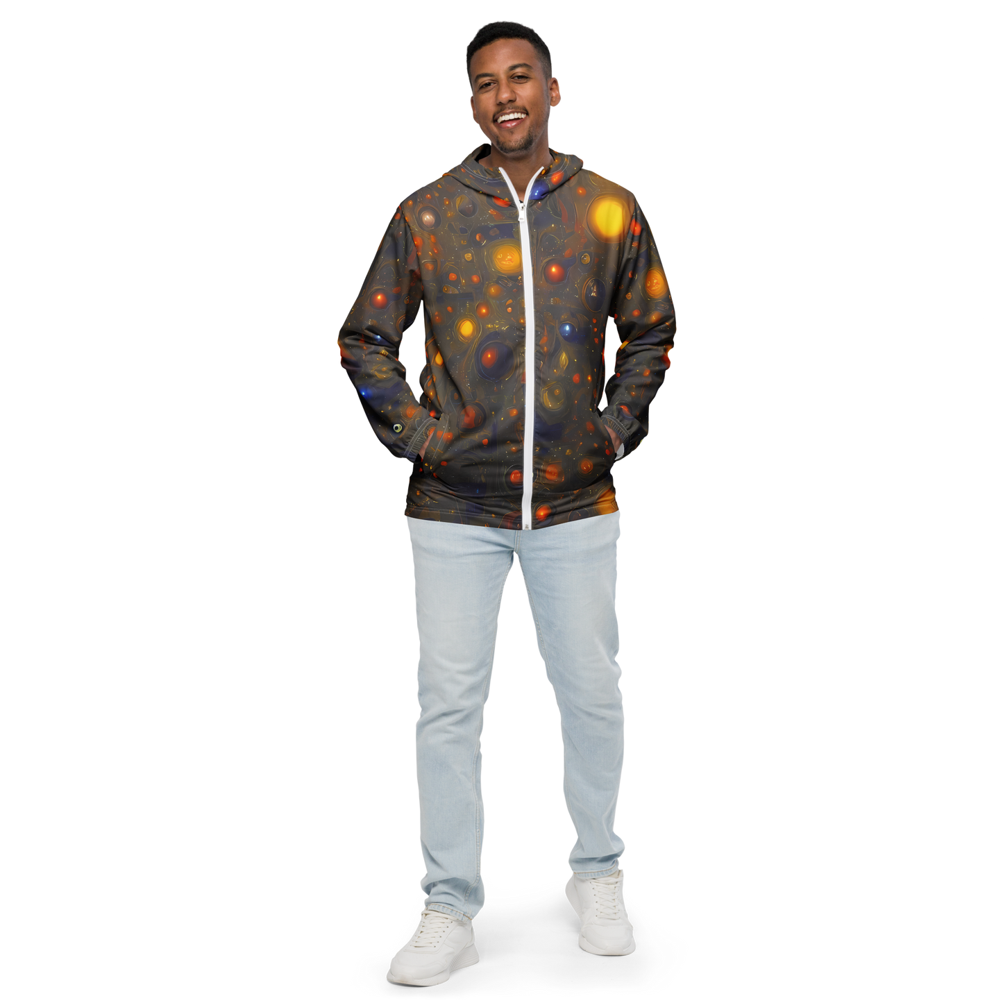 Men's Windbreaker - Chromal Flux