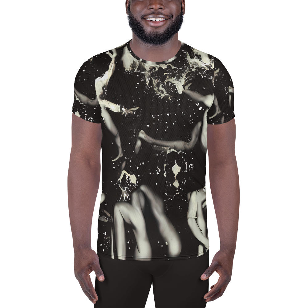 Men's Athletic T-Shirt - Newton's Silhouette