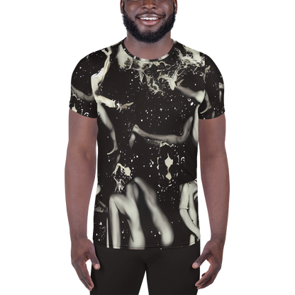 Men's Athletic T-Shirt - Newton's Silhouette