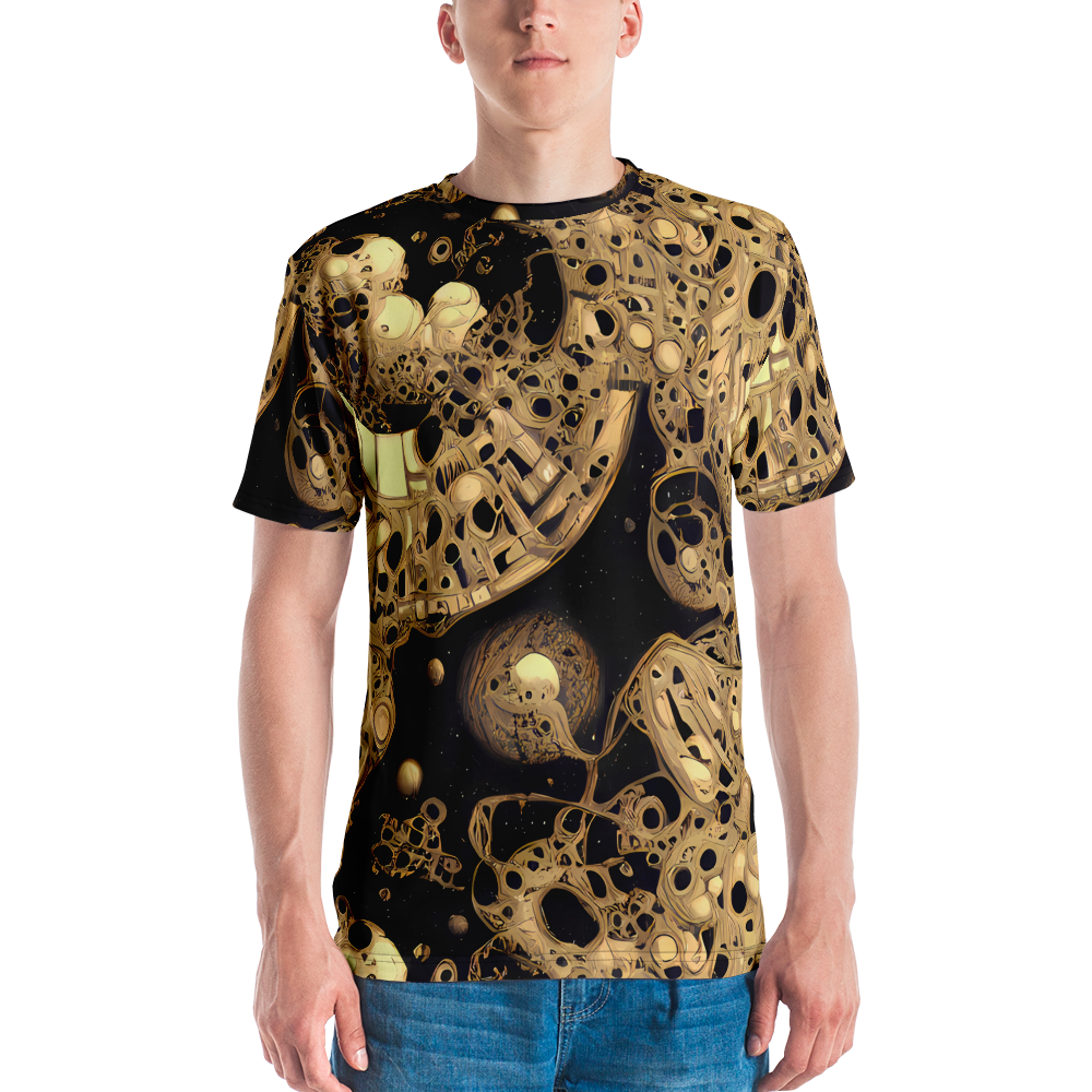 Men's Crew Neck T-Shirt - Baroque Orbit