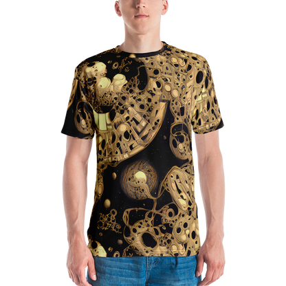 Men's Crew Neck T-Shirt - Baroque Orbit