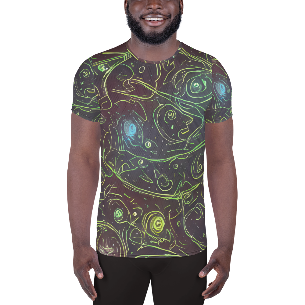 Men's Athletic T-Shirt - Starfield Scrolls