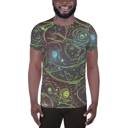 Men's Athletic T-Shirt - Starfield Scrolls