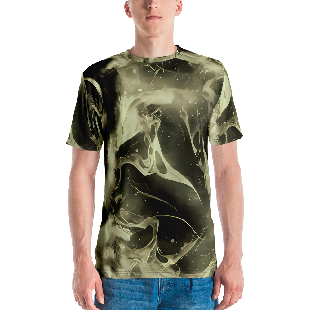 Men's Crew Neck T-Shirt - Biomech Whirl