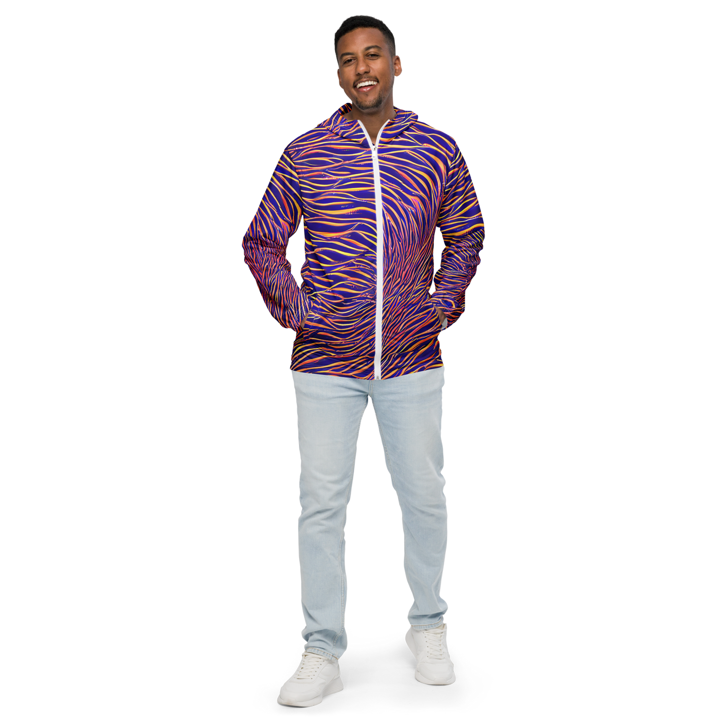 Men's Windbreaker - Vortex Strands