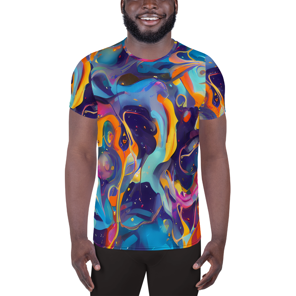 Men's Athletic T-Shirt - Whimsical Fusion
