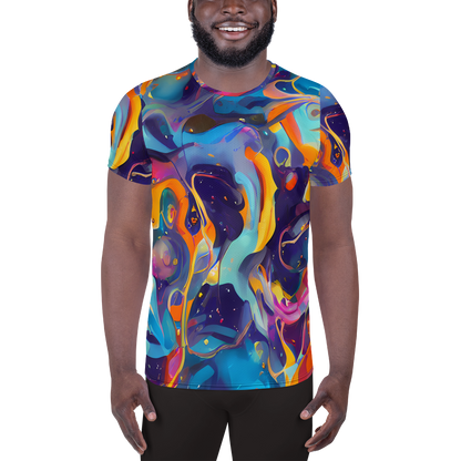 Men's Athletic T-Shirt - Whimsical Fusion