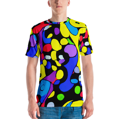 Men's Crew Neck T-Shirt - Miró's Mosaic