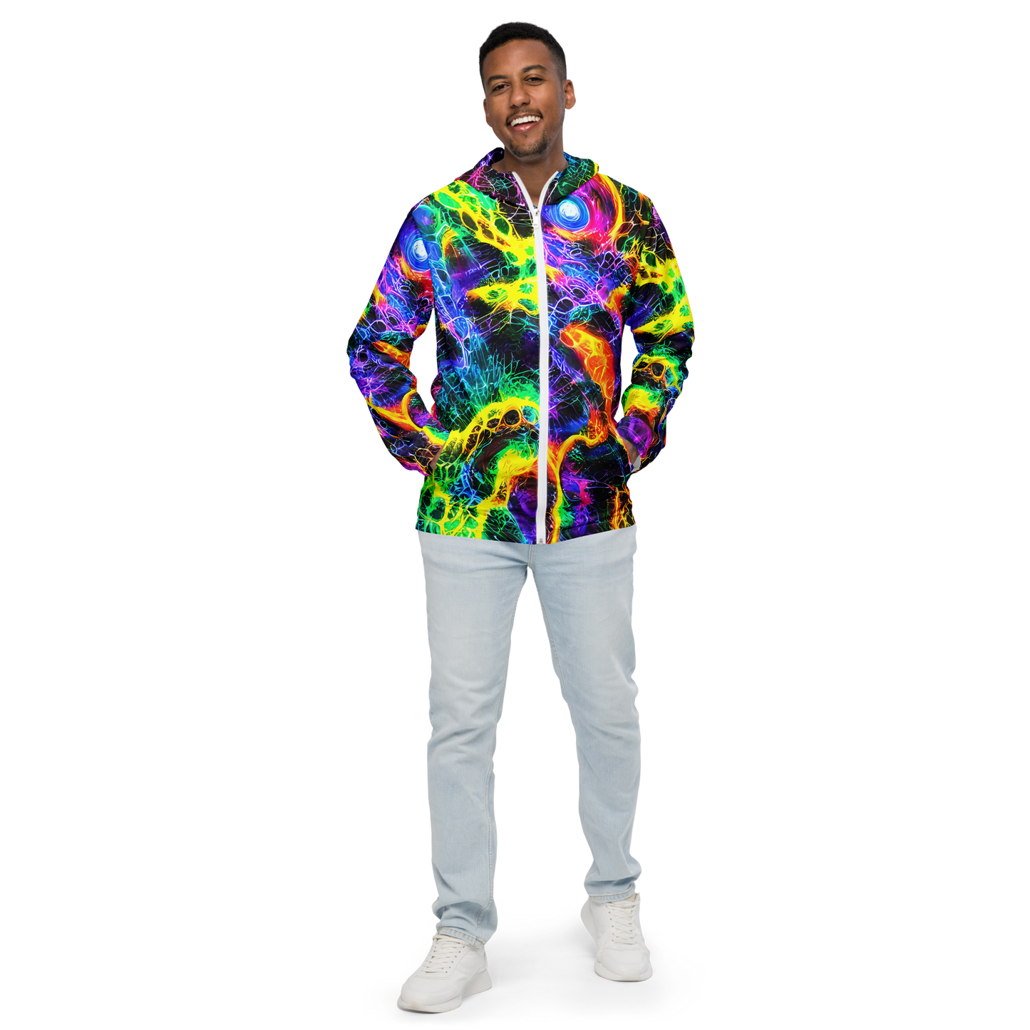 Men's Windbreaker - Vivid Veil