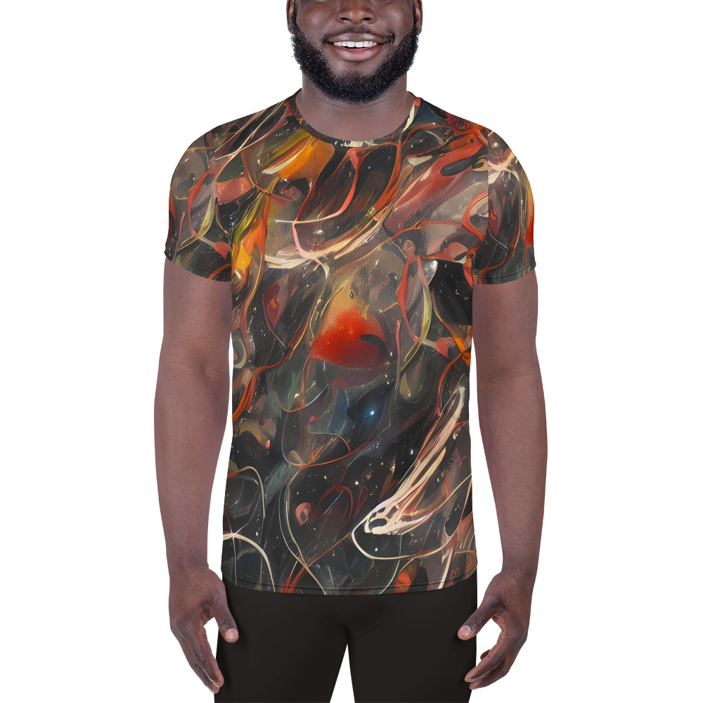 Men's Athletic T-Shirt - Temporal Vortex