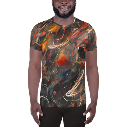 Men's Athletic T-Shirt - Temporal Vortex