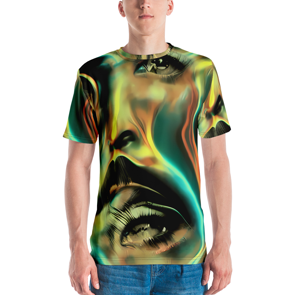 Men's Crew Neck T-Shirt - Newtonian Visage