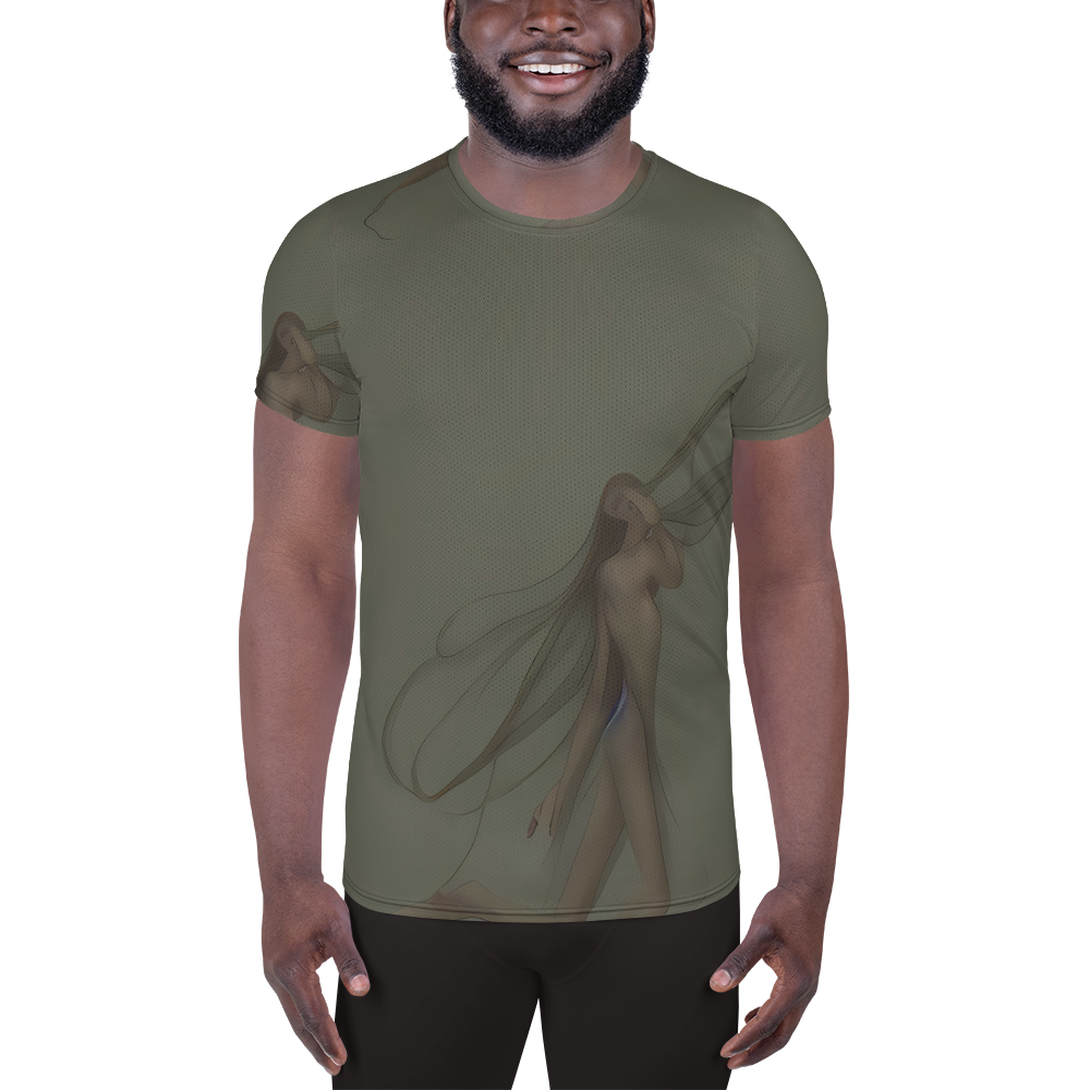 Men's Athletic T-Shirt - Valsecchi's Veil